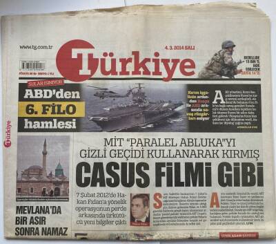 Türkiye Gazetesi 4 Mart 2014 - Rize Polisi Çakıcıyı Arıyor GZ60207 - 1