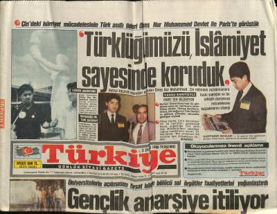 Türkiye Gazetesi 5 Ekim 1989 - Boğazdaki Kaçak Yapılar Af Dışı Kaldı GZ87589 - 1