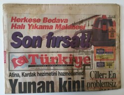 Türkiye Gazetesi 6 Şubat 1996 - BM İnsan Hakları Raportörünü Dehşete Düşüren Manzara Sırp a Suçüstü GZ11028 - 2