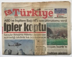 Türkiye Gazetesi 8 Şubat 1998 - Yılmaz ABD İle Başa Çıkılamaz GZ5640 - 2