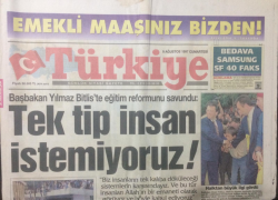 Türkiye Gazetesi 9 Ağustos 1997 - Arabeskin Kralı - GZ15044 - 2