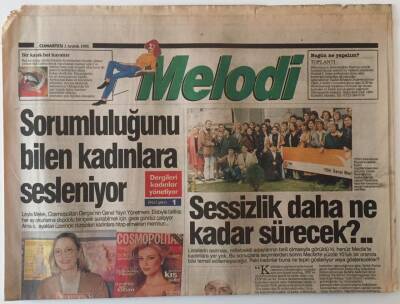Türkiye Gazetesi Melodi Eki 2 Aralık 1995 - Çiçek Taksi İmaj Değiştiriyor GZ22303 - 1