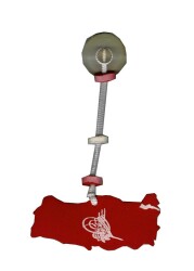 Türkiye Haritası Formunda Askılı Aksesuar AKS959 - 2