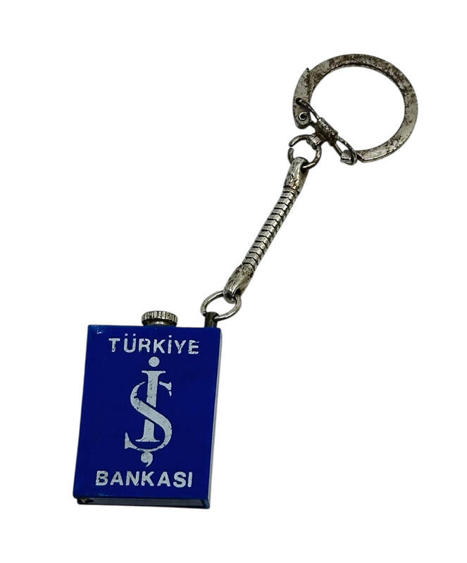 Türkiye İş Bankası Kibritli Eski Plâstik Anahtarlık AOB5400 - 1