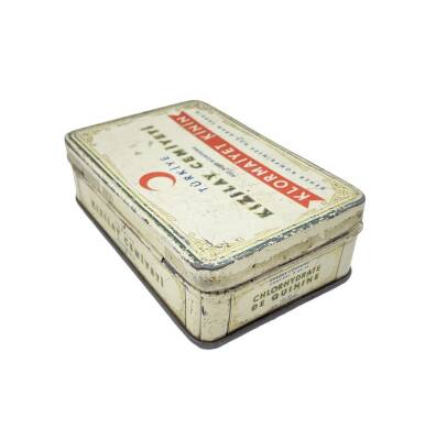 Türkiye Kızılay Cemiyeti 1935 Yılı Klormaiyet Kinin Teneke Kutu AOB2400 (N) - 6