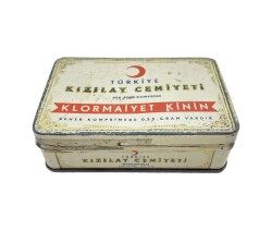 Türkiye Kızılay Cemiyeti 1935 Yılı Klormaiyet Kinin Teneke Kutu AOB2400 (N) - 7