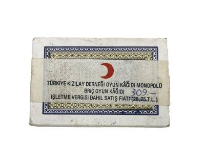 Türkiye Kızılay Derneği Oyun Kağıdı Monopolü Briç Oyun Kağıdı (Açılmamış) AOB2406 (N) - 1