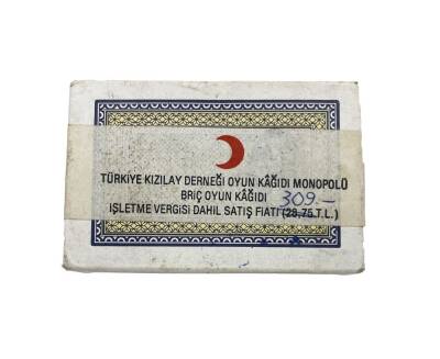 Türkiye Kızılay Derneği Oyun Kağıdı Monopolü Briç Oyun Kağıdı (Açılmamış) AOB2406 - 7