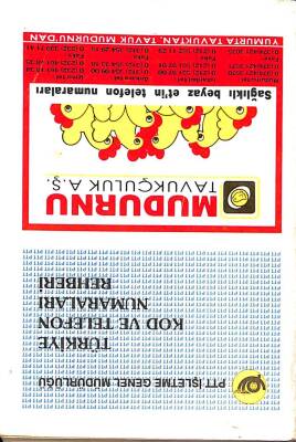 Türkiye Kod Ve Telefon Numaraları Rehberi ( CEP BOY ) NDR76564 - 1