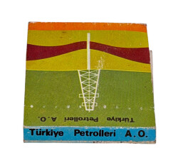 Türkiye Petrolleri A.O. Reklamlı Kibrit (Kullanılmamış) AOB6278 - 2