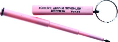 Türkiye Yardımsevenler Derneği Tokat Kalem Formunda Eski Anahtarlık AKS1146 - 1