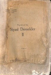Türkiyede Siyasi Dernekler II 1950 KTP2781 - Gökçekoleksiyon