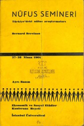 Türkiyedeki Nüfus Araştırmaları NDR77364 - Gökçekoleksiyon