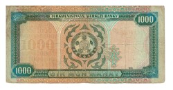 Türkmenistan 1000 Manat 1995 ÇT YKP4138 - 2