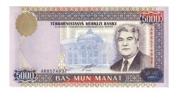Türkmenistan 5.000 Manat 2000 ÇİL YKP6324 - 1