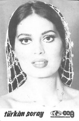 Türkân Şoray Siyah-Beyaz Kartpostal (Küçük Boy) KRT21946 - Gökçekoleksiyon