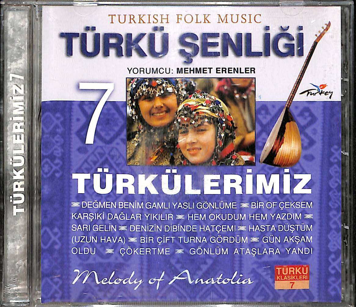 Türkü Şenliği 7 Türkülerimiz - Mehmet Erenler CD (İkinci El) CD4903 - 1