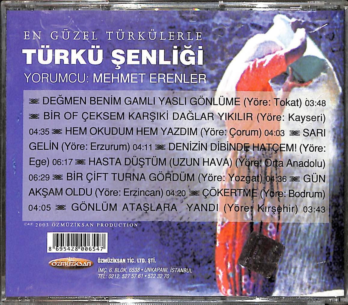 Türkü Şenliği 7 Türkülerimiz - Mehmet Erenler CD (İkinci El) CD4903 - 2