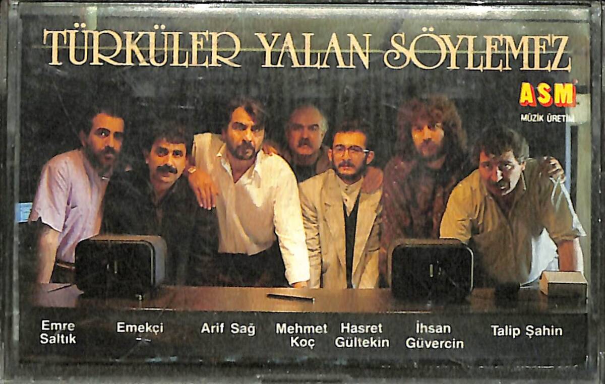 Türküler Yalan Söylemez - Arif Sağ, Emre Saltık , Mehmet Koç Kaset (Kırmızı Bandrol - İkinci El) KST27691 - 1