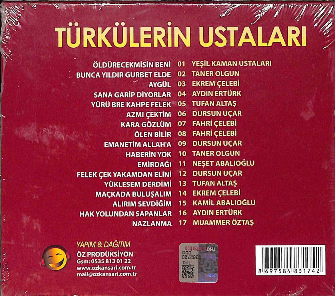 Türkülerin Ustaları CD Sıfır CD5896 - 2
