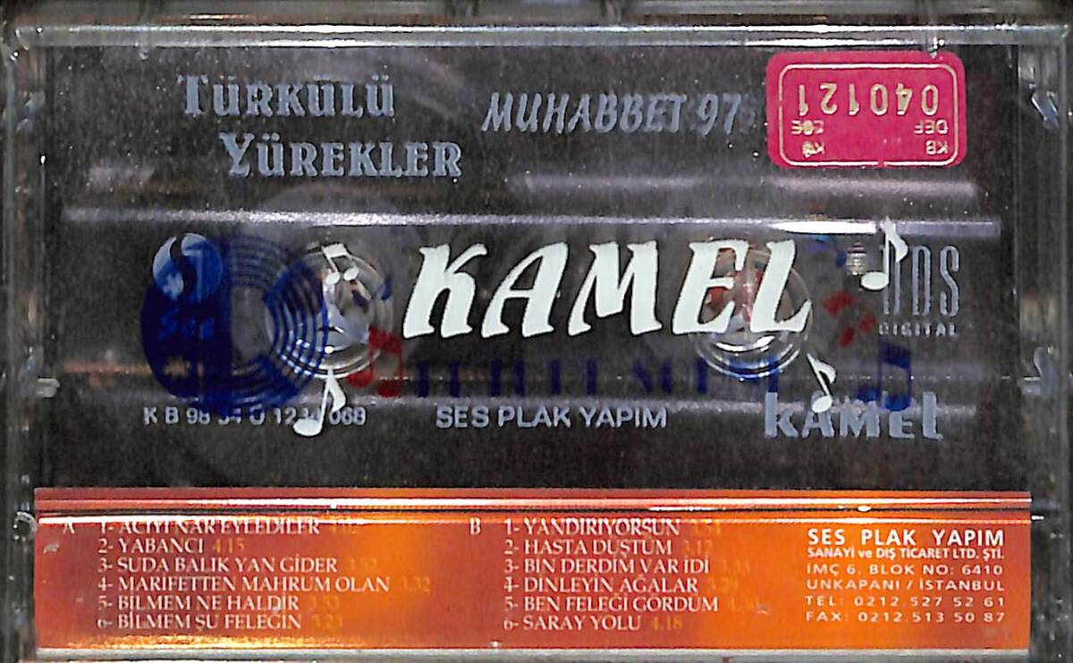 Türkülü Yürekler - Muhabbet'97 Kaset (Sıfır) KST28256 - 2
