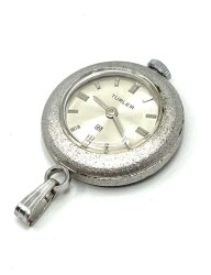 Türler Krom Kaplama Bayan Kolye Saati – Vintage Kurmalı | 20 mm | SAA093 #0.92 - 3