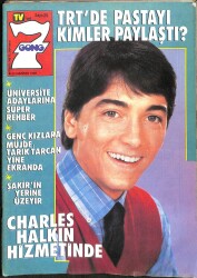 Tv`de 7 Gong Magazin Dergisi Sayı 25 20 Haziran 1988 - Perihan Kutman - Türkan Şoray, Bir Cahide Aranıyor - Hülya Avşar - Kapak Charles Halkın Hizmetinde -Türkan Şoray`a Ödül NDR63939 - 2