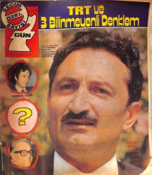 Tv'de 7 Gün Dergisi 13 Haziran 1977 Sayı: 24 - Çetin Çeki - Başak Doğu - Füsun Önal - Gülistan Okan - Müşerref Tezcan - Semiha Yankı NDR93778 - Gökçekoleksiyon