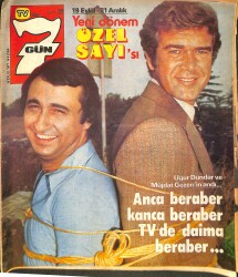 Tv'de 7 Gün Dergisi 19 Eylül 1977 Sayı : 38 - Elvis Efsanesi Asıl Şimdi Başlıyor - Uğur Dündar Ve Müjdat Gezen'in Andı... NDR97979 - Gökçekoleksiyon