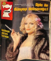 Tv'de 7 Gün Dergisi 31 Ocak 1977 Sayı: 5 - Ajda Pekkan - Marlene Dietrich - Öztürk Serengil - Kıvırcık Bilgen - Serpil Barlas NDR93780 - Gökçekoleksiyon