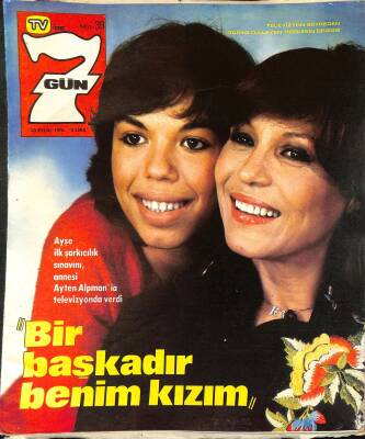Tvde 7 Gün Dergisi Sayı 39 20 Eylül 1976 - Sibel Egemen, Tessy Borg, Anthony Perkins NDR85119 - 1