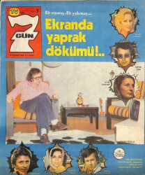 TVde 7 Gün Dergisi Sayı 9 23 Şubat 1976 - Adile Naşit, John Wayne, Alain Delorme Posteri, Ida Lupino NDR84536 - Gökçekoleksiyon