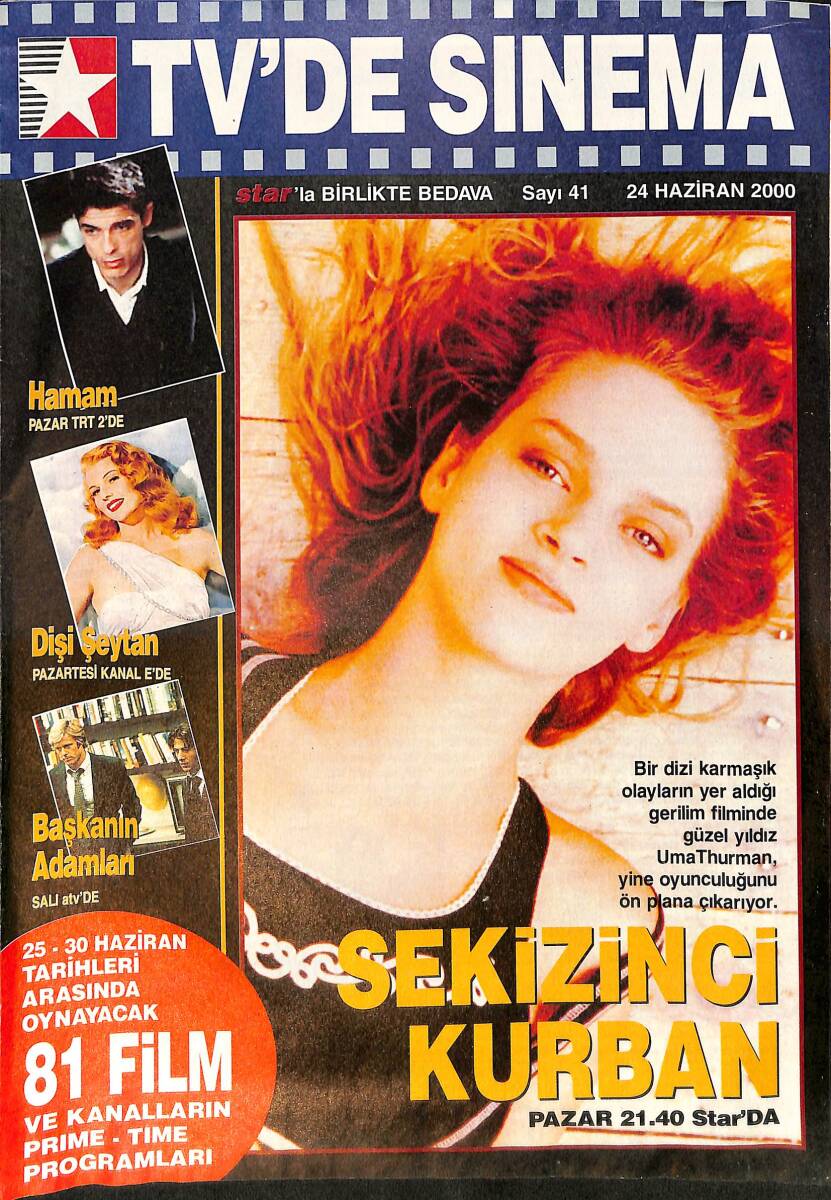 TV'de Sinema 24 Haziran 2000 Sayı: 41 – Oyunculuk Genlerinde Var 