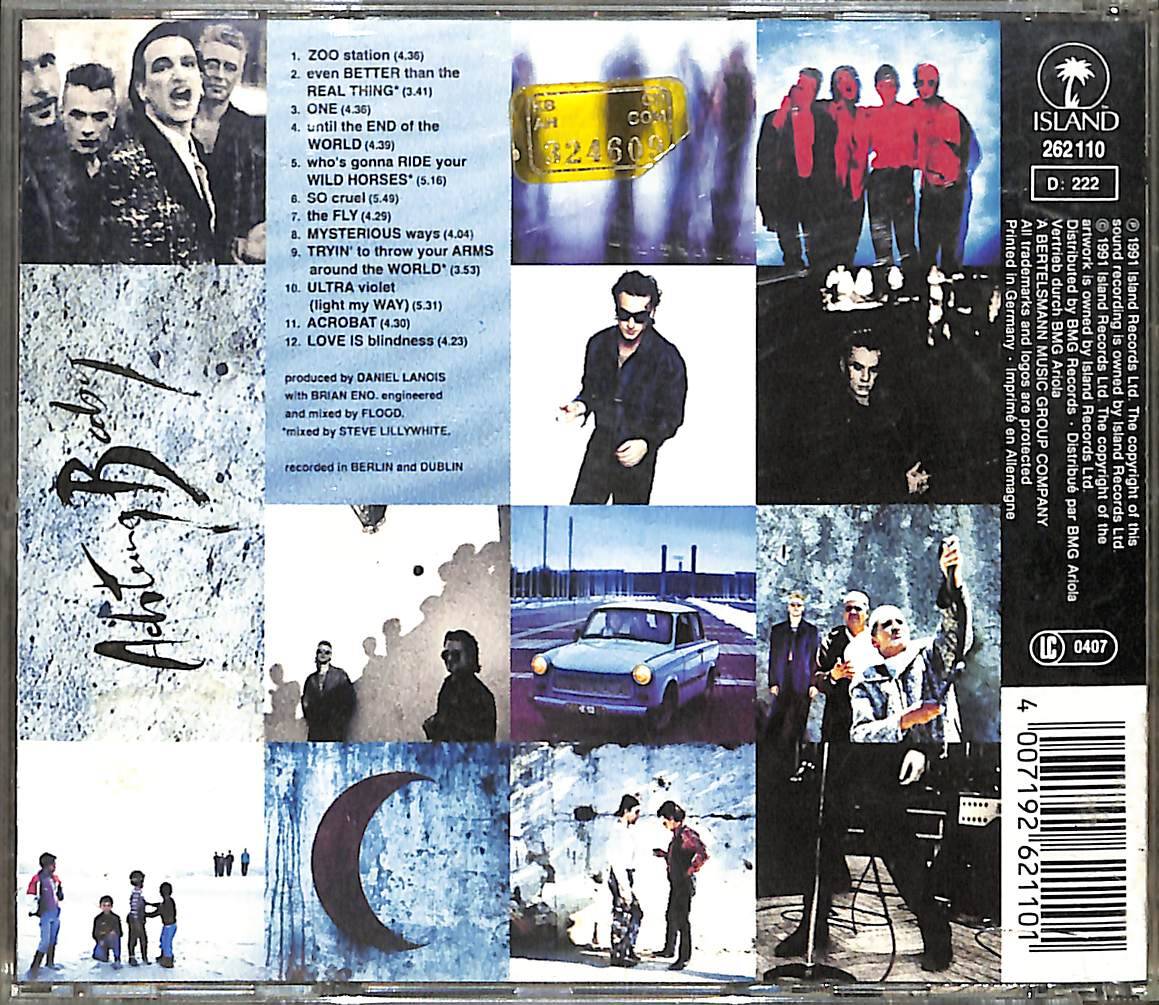 U2 ‎- Achtung Baby CD (İkinci El) CD3868 - 2