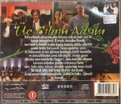 Üç Çılgın Adam VCD Film VCD11703 - 2