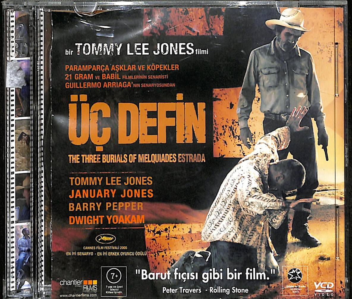 Üç Defin - The Three Burials of Melquiades Estrada (2005) Orjinal VCD Film ' Tommy Lee Jones' VCD28222 - 1