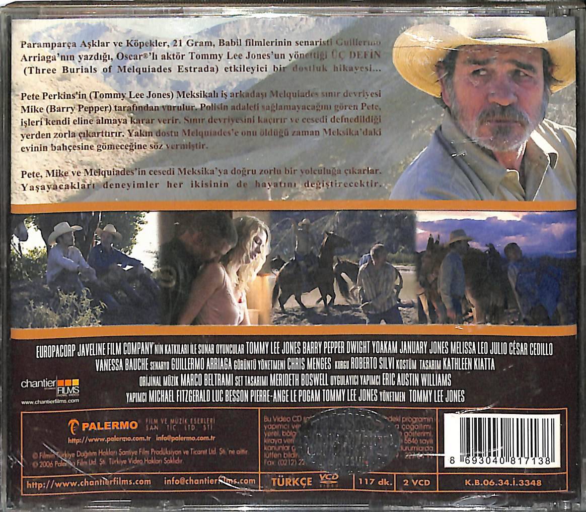 Üç Defin VCD Film (İkinci El - 10/7.5) VCD26453 - 2