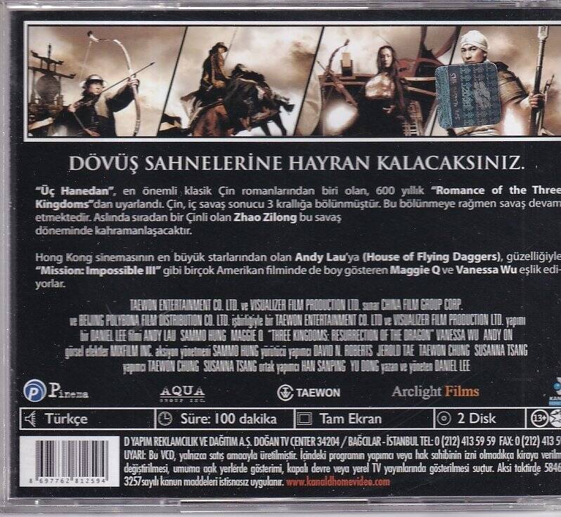 Üç Hanedan VCD Film VCD9095 - 2