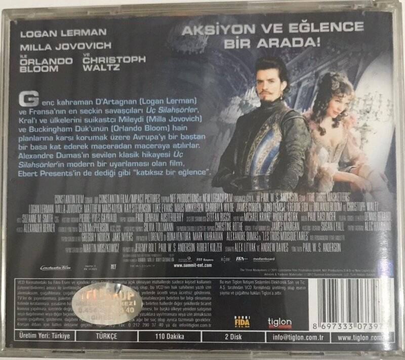 Üç Silahşörler VCD Film VCD6675 - 2