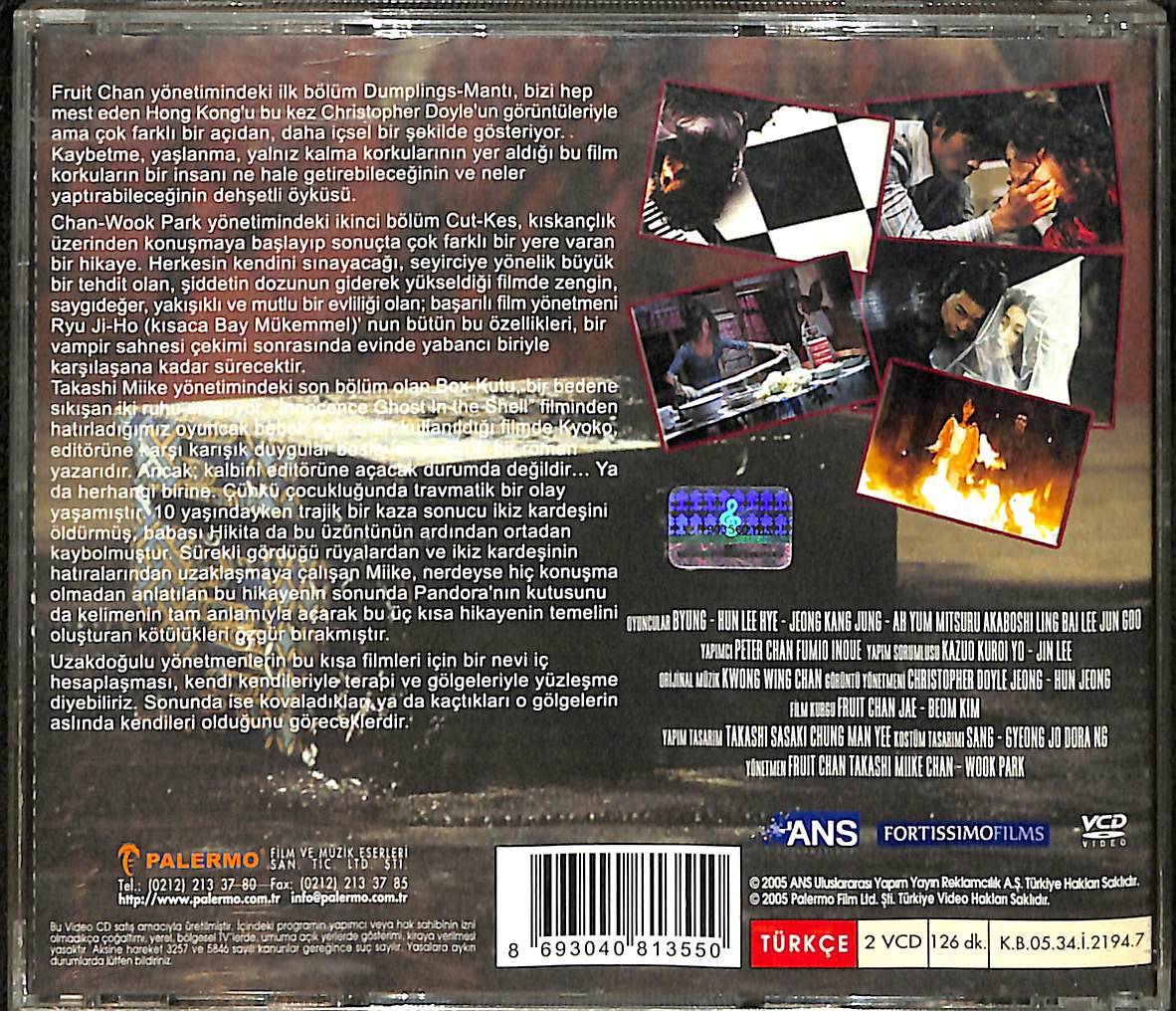 Üç Sıradışı Orijinal VCD Film VCD29137 - 2