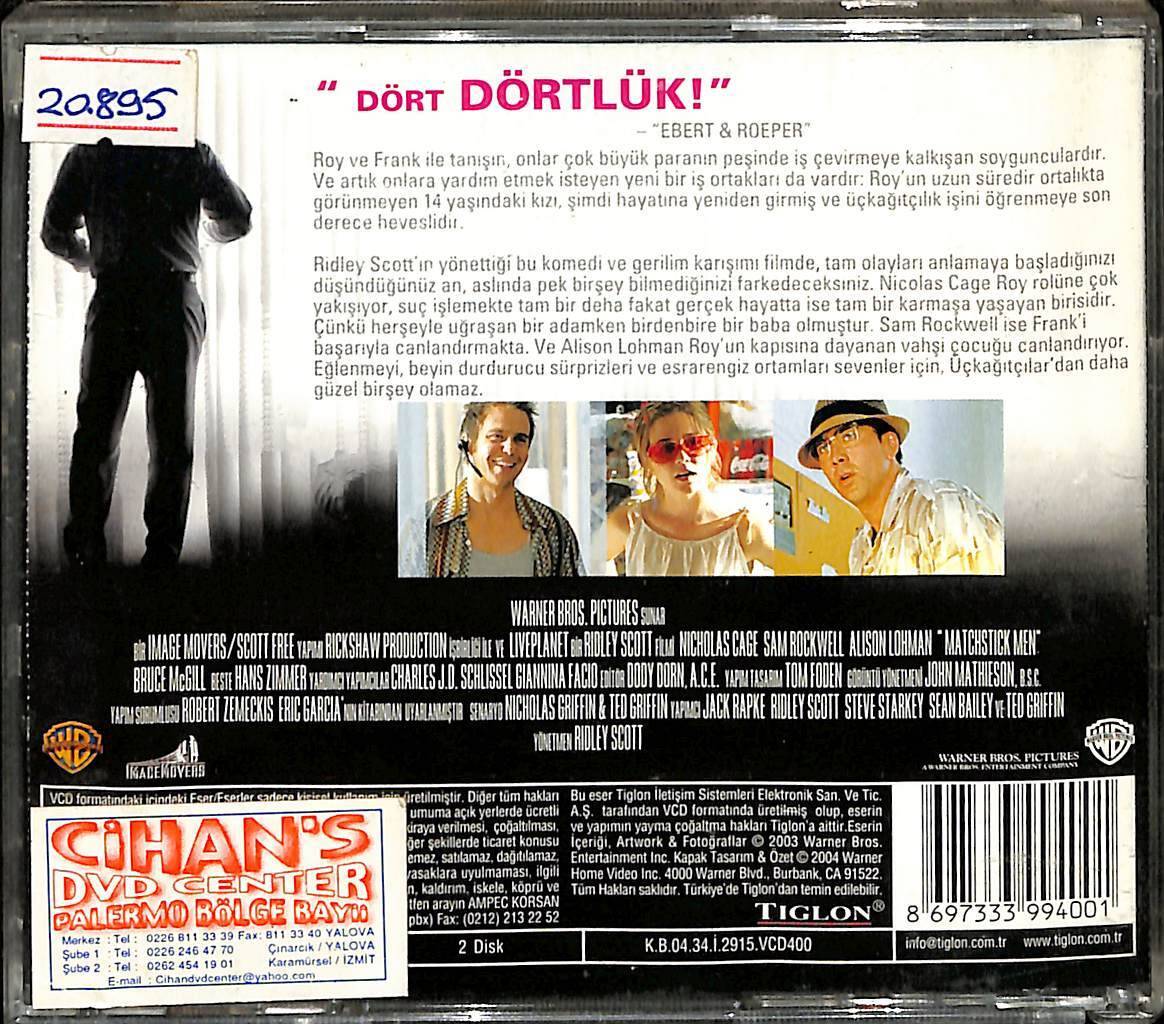 Üçkağıtçılar - Matchstick Men VCD Film VCD14756 - 2