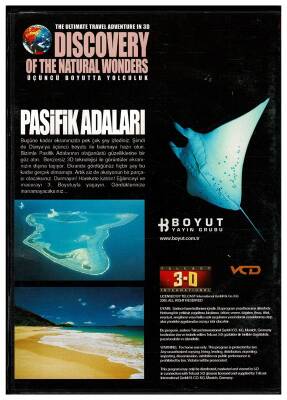 Üçüncü Boyutta Yolculuk - Pasifik Adaları *3-D Gözlükle* (İkinci El) DVD Belgesel DVD164 - 4