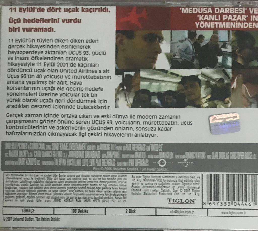 Uçuş 93 VCD Film VCD5678 - 2