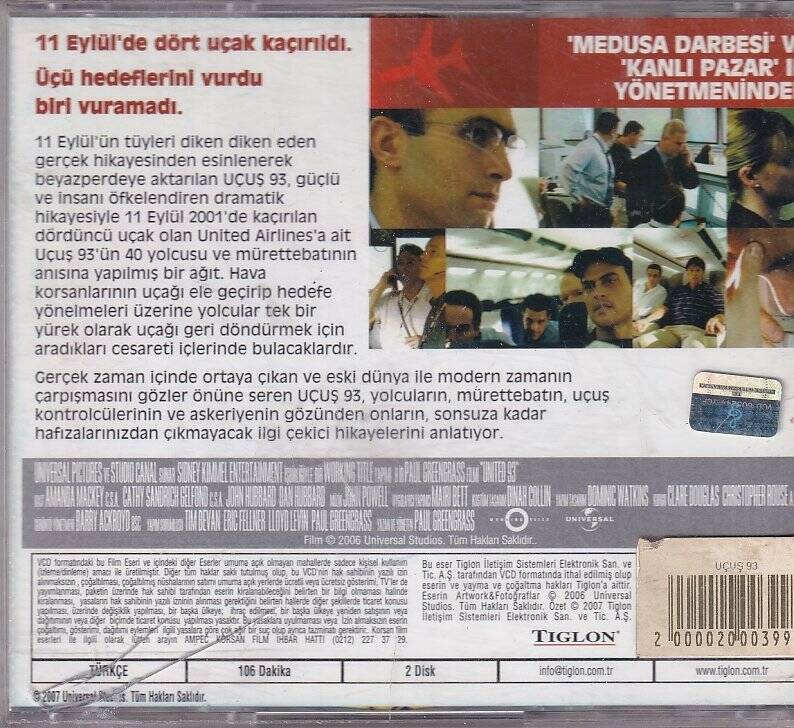 Uçuş 93 VCD Film VCD8673 - 2