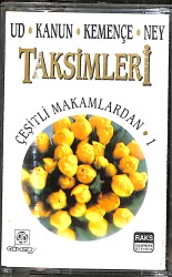 Ud, Kanun, Kemençe, Ney Taksimleri 1 Kaset (İkinci El) KST26682 - 1