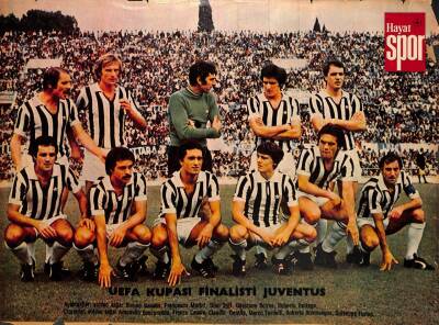 UEFA KUPASI FİNALİSTİ JUVENTUS ESKİ POSTER (33X25 CM) KRT17705 - 1
