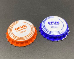 Ufuk Gazoz – Basılmamış Kapaklar (Portakal & Sade Gazoz, 250 ml) | 2’li Lot AOB3437 - 1