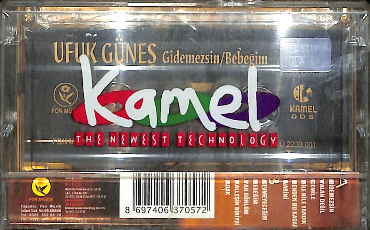 Ufuk Güneş - Gidemezsin/Bebeğim Kaset (Sıfır Kaset) KST29617 - 2