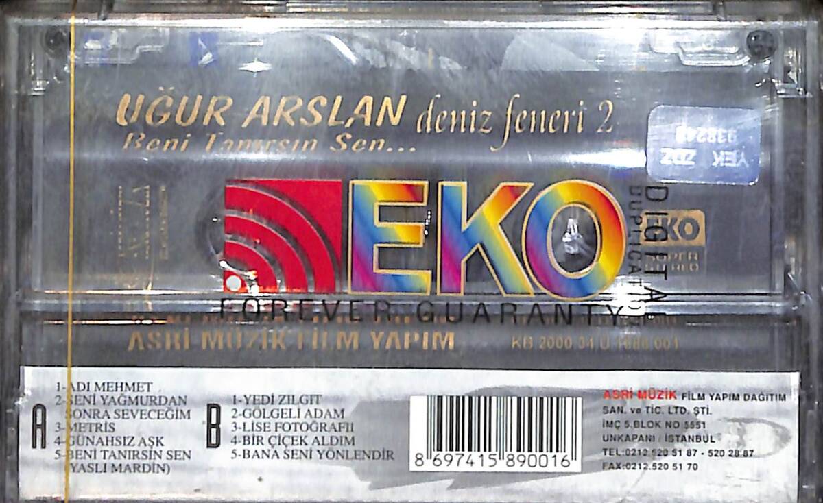 Uğur Arslan - Deniz Feneri 2 Kaset (Sıfır) KST27504 - 2