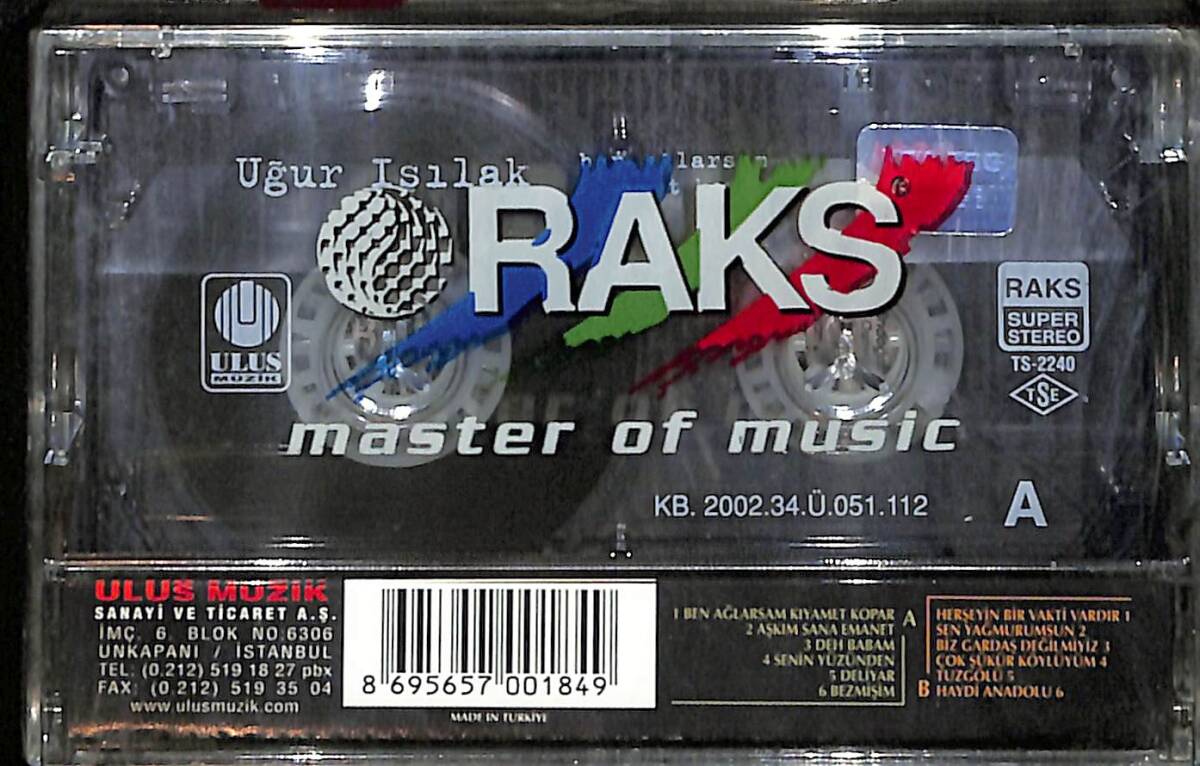 Uğur Işılak - Ben Ağlarsam Kıyamet Kopar Kaset (Sıfır) KST28262 - 2